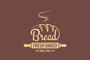 Bread logo for bakery vector 