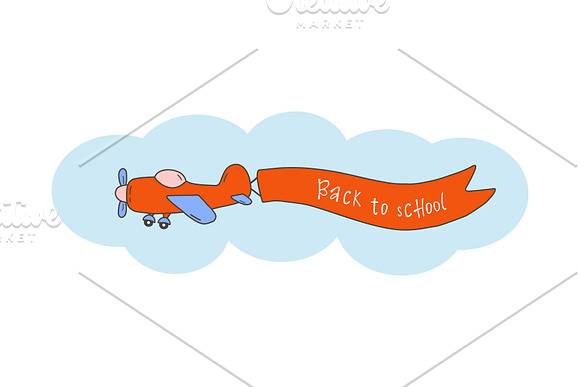 Back to school set in Illustrations - product preview 9