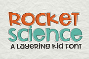 Rocket Science Layering Font