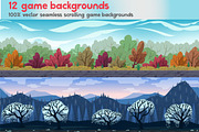 12 2d game backgrounds