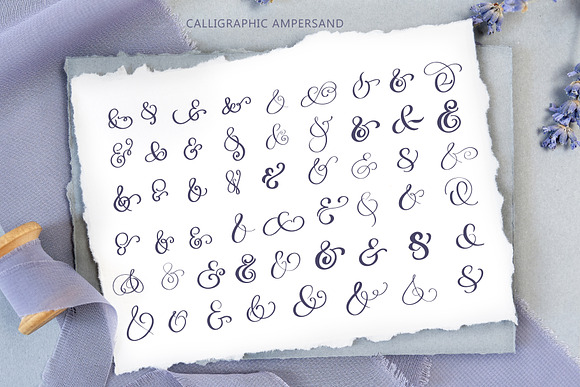 Wedding Vector Calligraphy in Objects - product preview 2