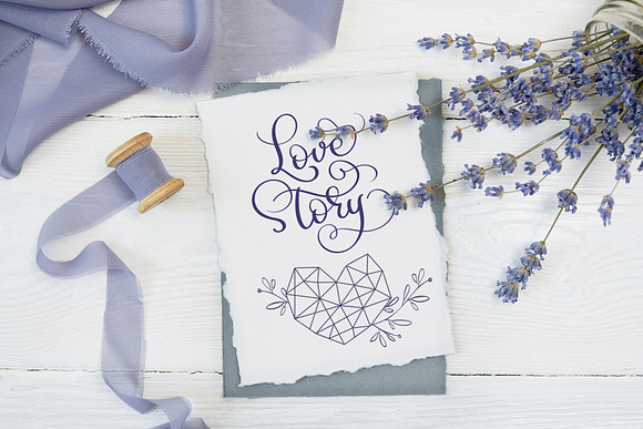 Wedding Vector Calligraphy in Objects - product preview 6