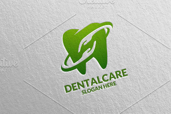 Dental Logo, Dentist Stomatology 18 in Logo Templates - product preview 2