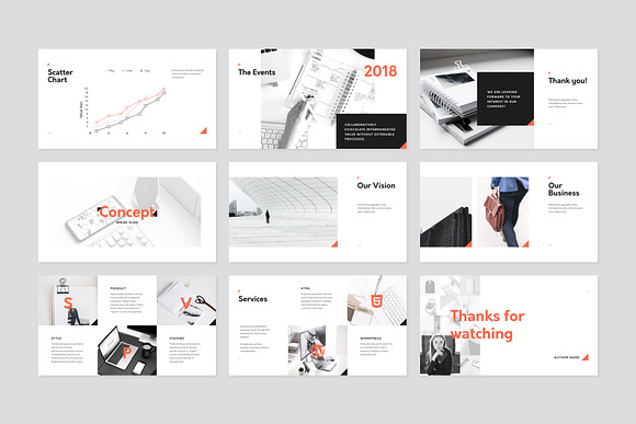 Corp Keynote Presentation Template in Keynote Templates - product preview 2