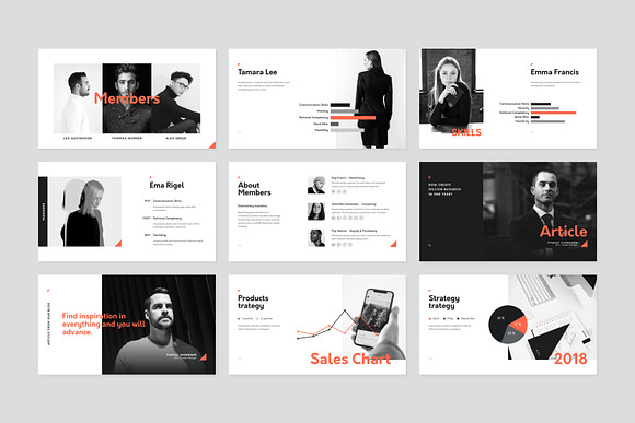 Corp Keynote Presentation Template in Keynote Templates - product preview 3
