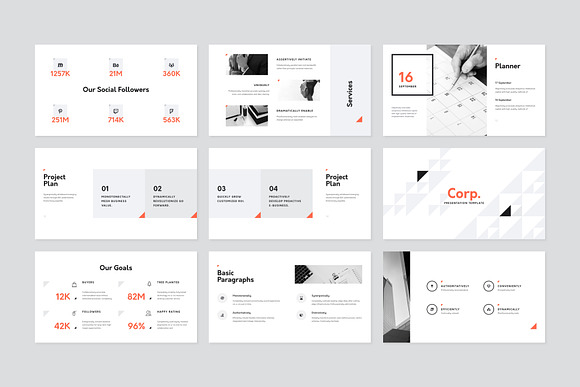 Corp Keynote Presentation Template in Keynote Templates - product preview 7
