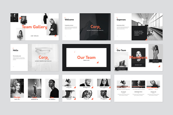 Corp Keynote Presentation Template in Keynote Templates - product preview 8
