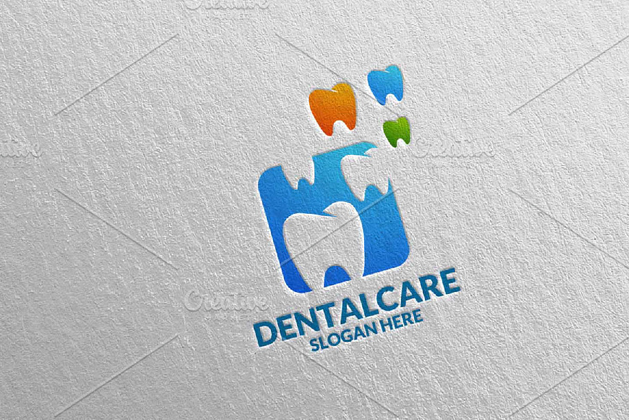 Dental Logo, Dentist Stomatology 23 in Logo Templates - product preview 8