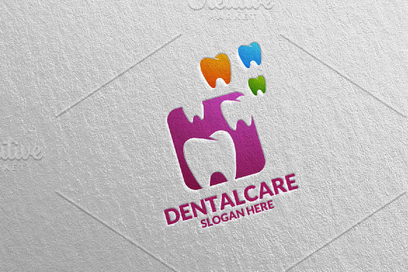 Dental Logo, Dentist Stomatology 23 in Logo Templates - product preview 3