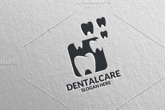 Dental Logo, Dentist Stomatology 23 in Logo Templates - product preview 4