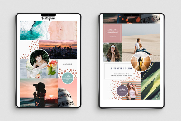 Ivanka Instagram Posts Layouts in Instagram Templates - product preview 7