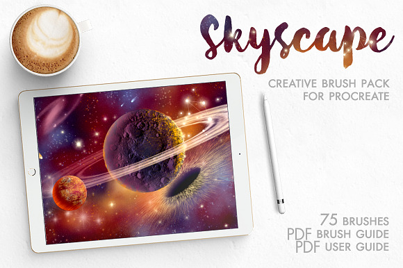 Skyscape Brush Toolkit for Procreate in Photoshop Brushes - product preview 2