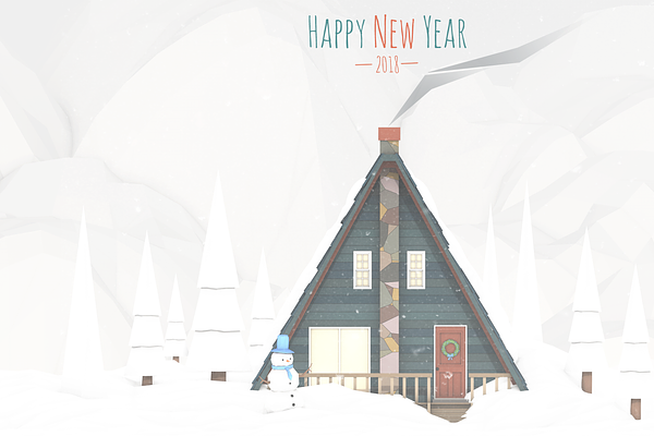 New Year Polygonal Pack