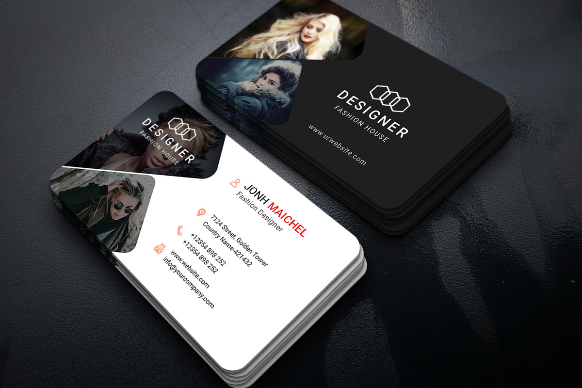 Fashion Business Card Vol. 02 in Business Card Templates - product preview 8