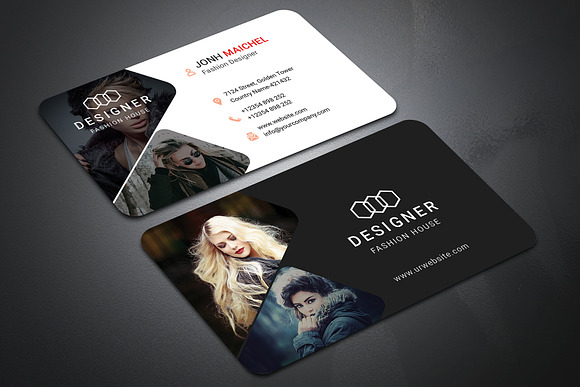 Fashion Business Card Vol. 02 in Business Card Templates - product preview 1