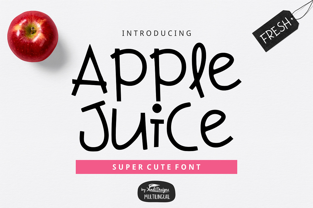 Apple Juice Fun Font in Fun Fonts - product preview 8