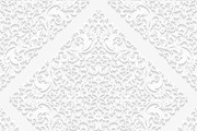 Set of seamless floral patterns