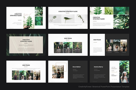Botanical PowerPoint Template in PowerPoint Templates - product preview 7