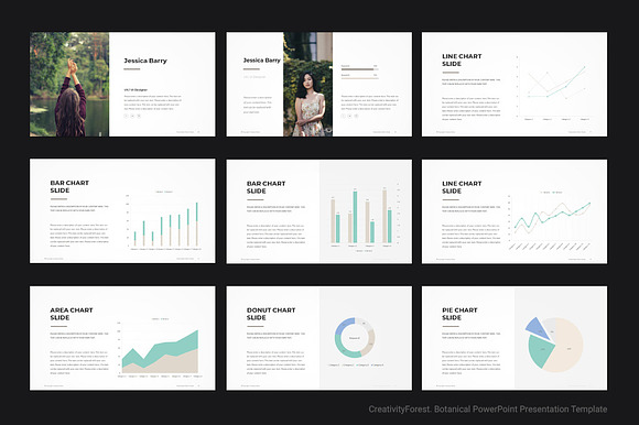 Botanical PowerPoint Template in PowerPoint Templates - product preview 8