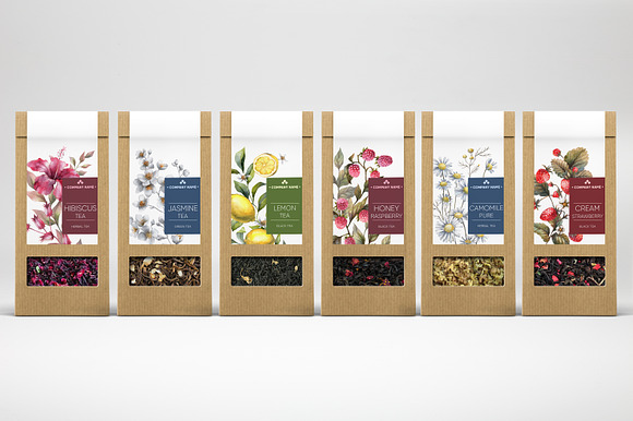 Aroma tea collection in Illustrations - product preview 7