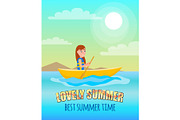 Lovely Summer Best Summertime Poster