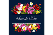 Save the Date wedding card