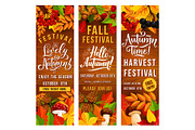 Autumn season harvest festival