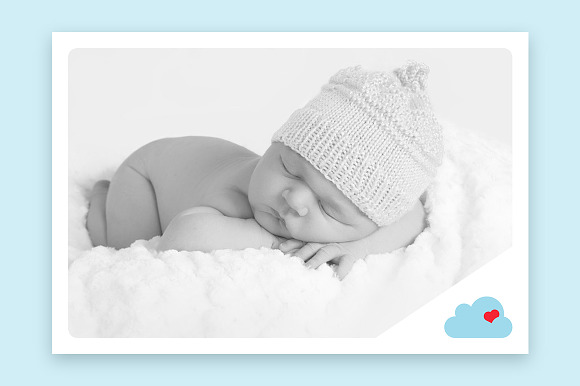 Printable Baby Boy Announcement in Card Templates - product preview 2