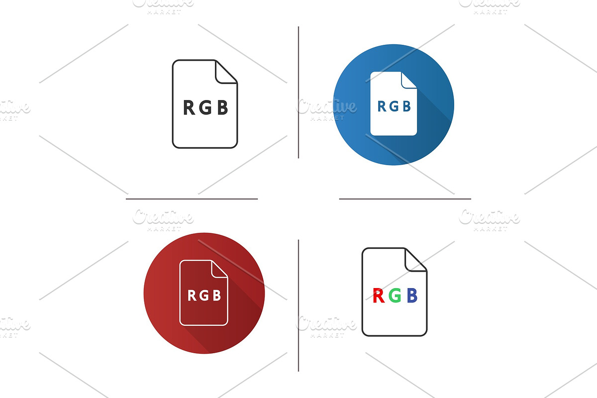 RGB model icon in Graphics - product preview 8