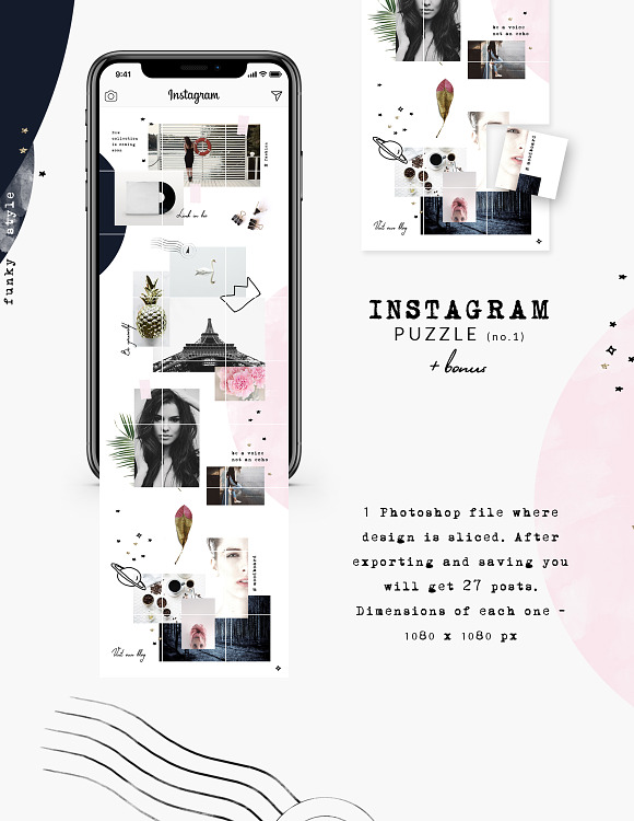 90% OFF | BUNDLE-Instagram Templates in Instagram Templates - product preview 18