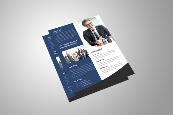 Lawyer Flyer in Flyer Templates - product preview 1