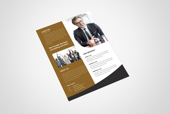 Lawyer Flyer in Flyer Templates - product preview 2