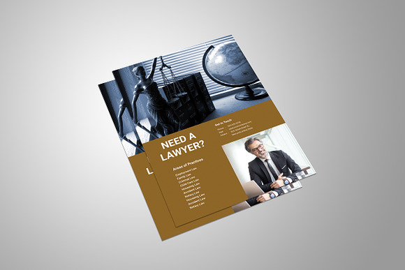 Lawyer Flyer  in Flyer Templates - product preview 1