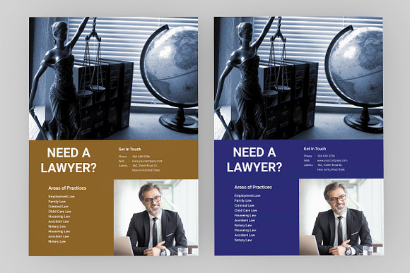 Lawyer Flyer  in Flyer Templates - product preview 3