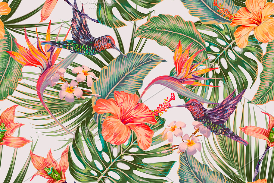 Tropical exotic pattern