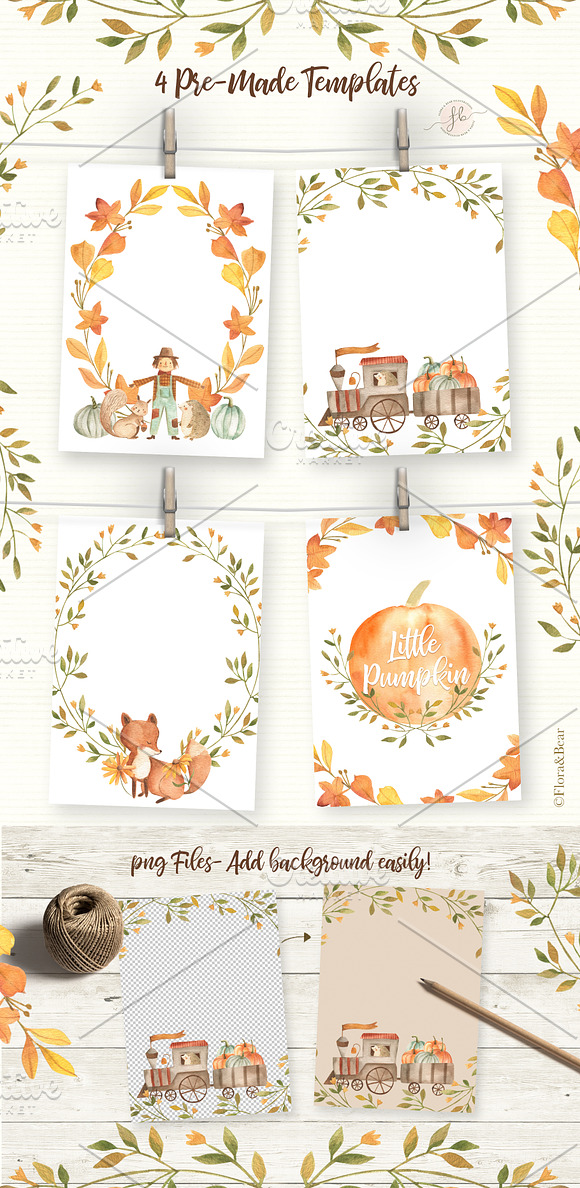 Little Pumpkin in Illustrations - product preview 5