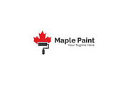 Maple Paint Logo Template