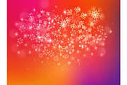 Merry Christmas Background with Snow