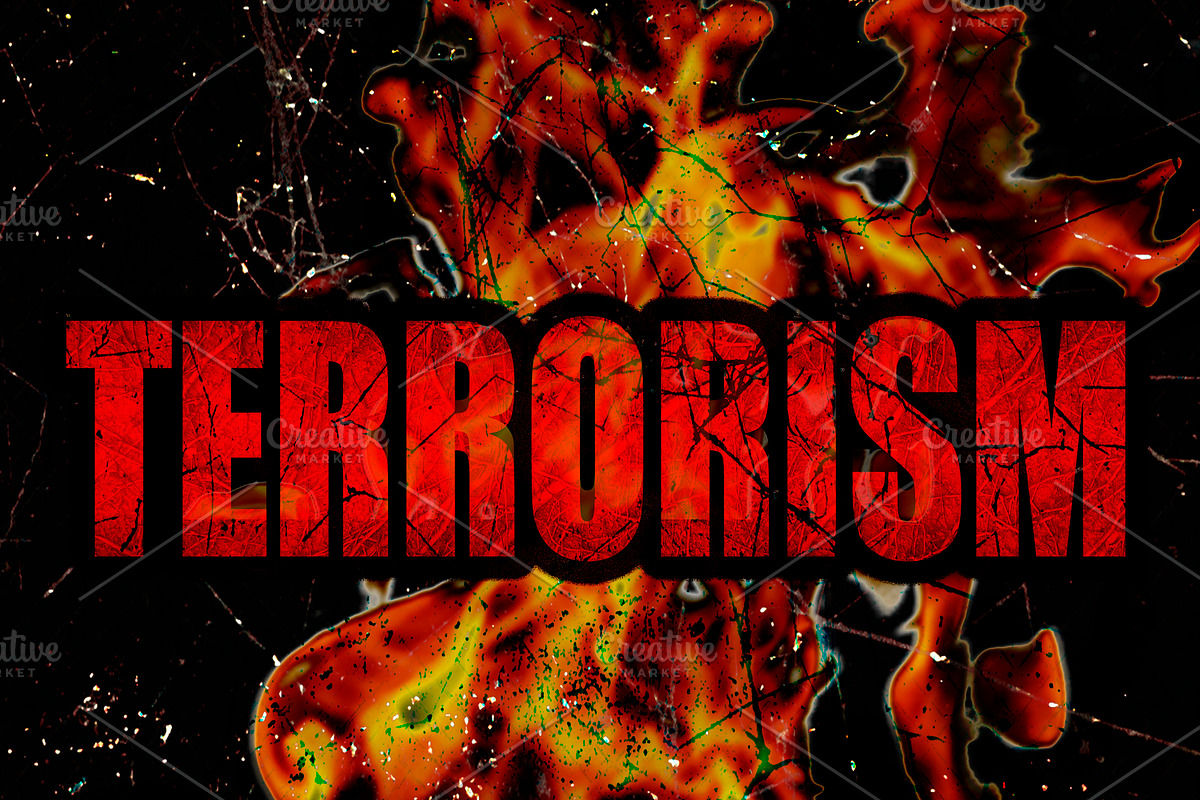 Terrorism Graphic Concept Background in Illustrations - product preview 8