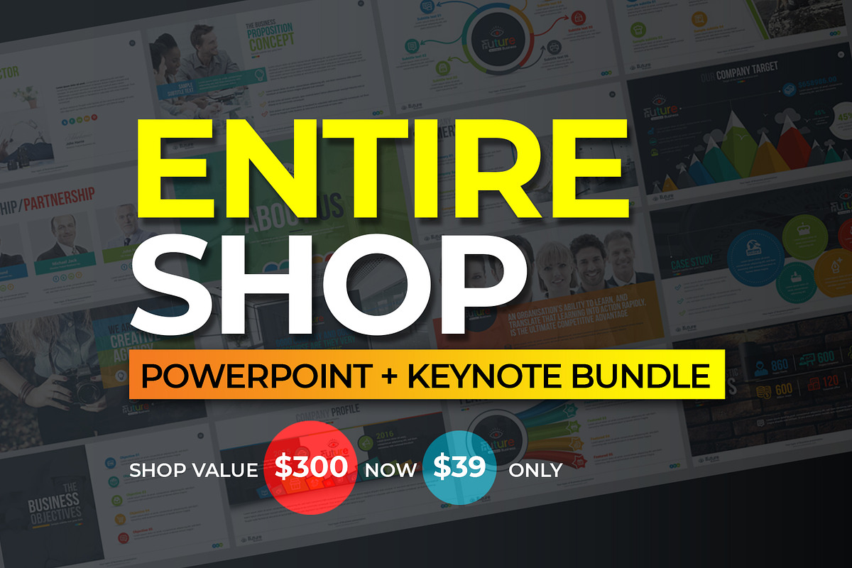 Entire Shop Presentation Bundle in Keynote Templates - product preview 8