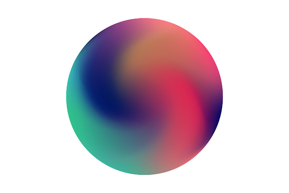 30 colorful gradient spheres in Textures - product preview 2