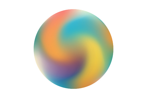 30 colorful gradient spheres in Textures - product preview 4