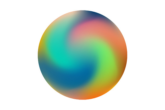 30 colorful gradient spheres in Textures - product preview 7