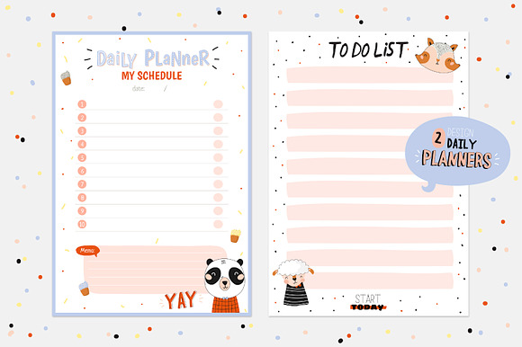 Cute and funny stationery in Stationery Templates - product preview 3