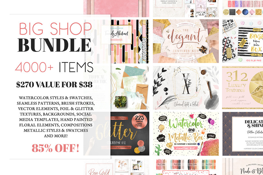 4000+ BIG SHOP BUNDLE  in Illustrations - product preview 8