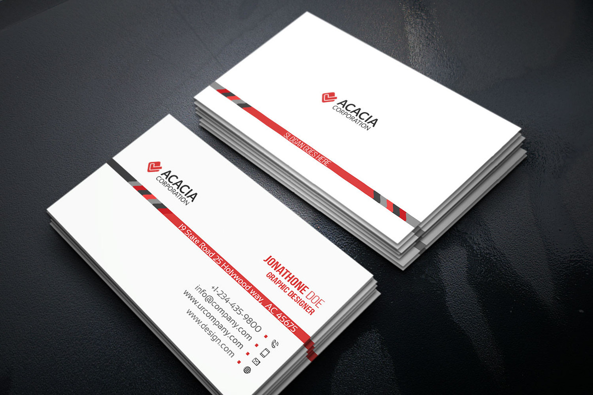 Ola Business Card in Business Card Templates - product preview 8