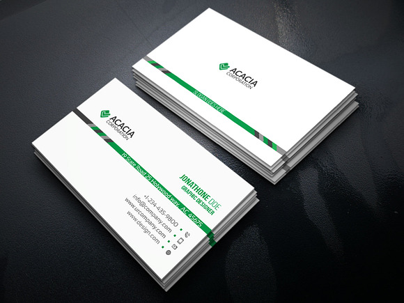 Ola Business Card in Business Card Templates - product preview 4