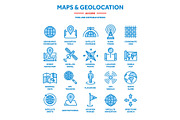 Map and navigation. GPS coordinates