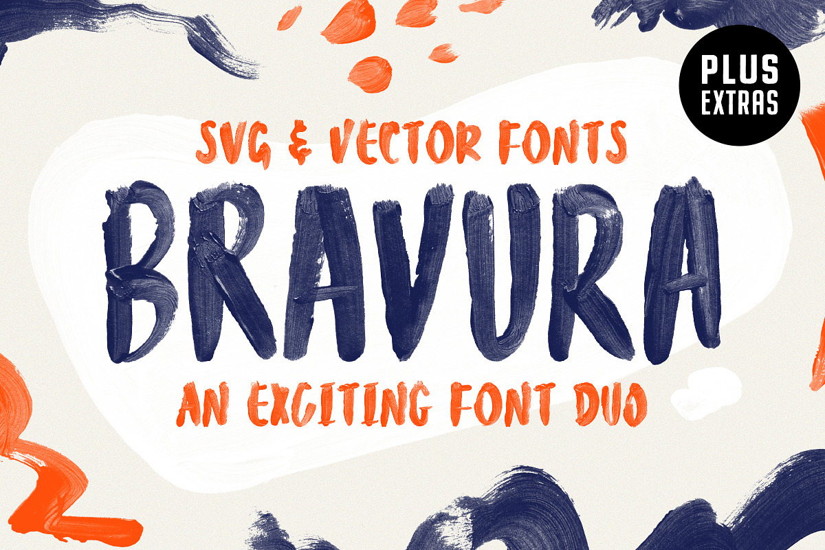 Bravura SVG Font Duo & Extras! in Display Fonts - product preview 8