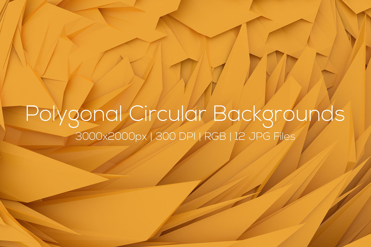 Polygonal Circular Backgrounds in Textures - product preview 8
